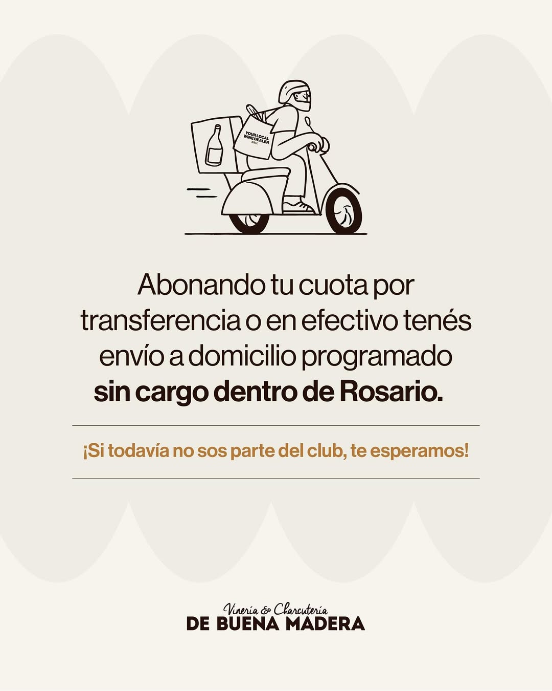 Beneficio Club DBM: delivery sin cargo